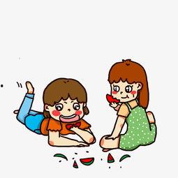 吃瓜群众姑娘图片大全,趣味横生的形象集锦